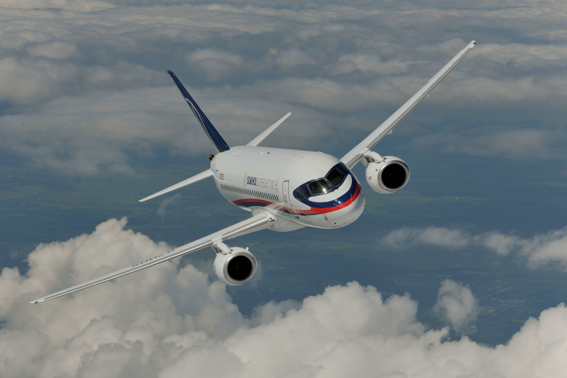 sec superjet 100 avion ciel