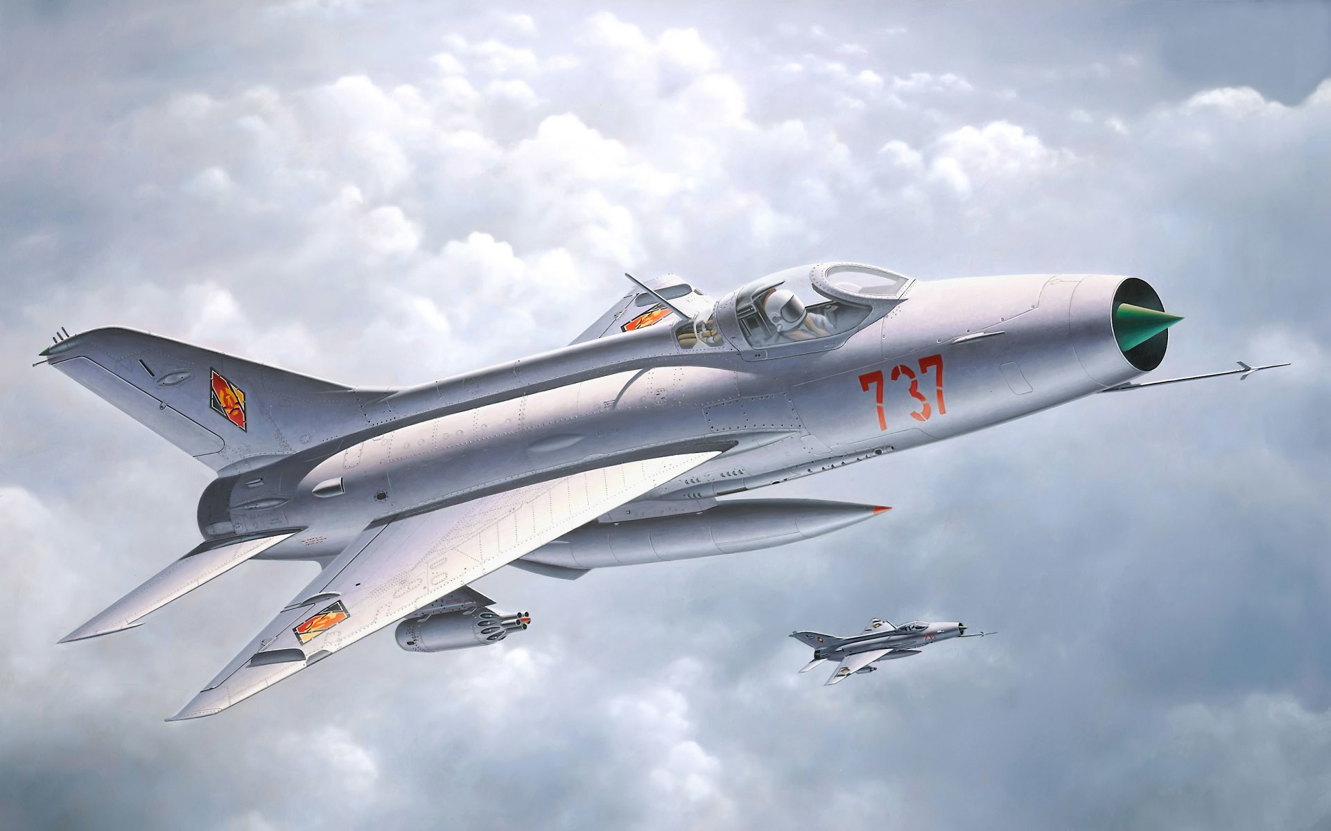 art plane instant 21f-13 soviet lightweight supersonic front fighter received from pilot informal but honor rank men developer design bureau mikoyan gurevich air force of the ussr