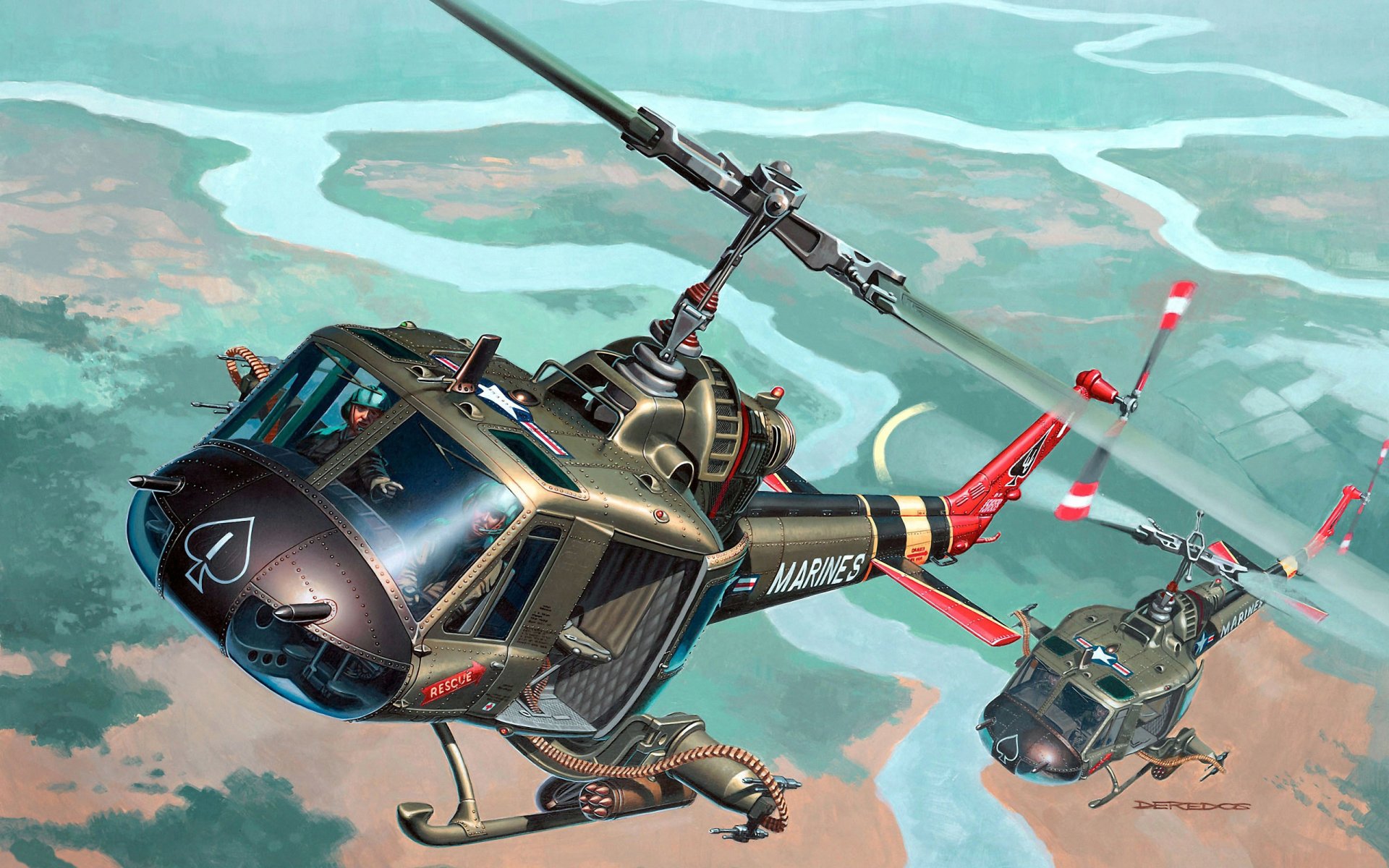 art helikopter bell uh-1 huey wieprz mohawk mohawk amerykański wielofunkcyjny textron jedna z najbardziej znanych i masowych maszyn w historii śmigłowców us marine corps