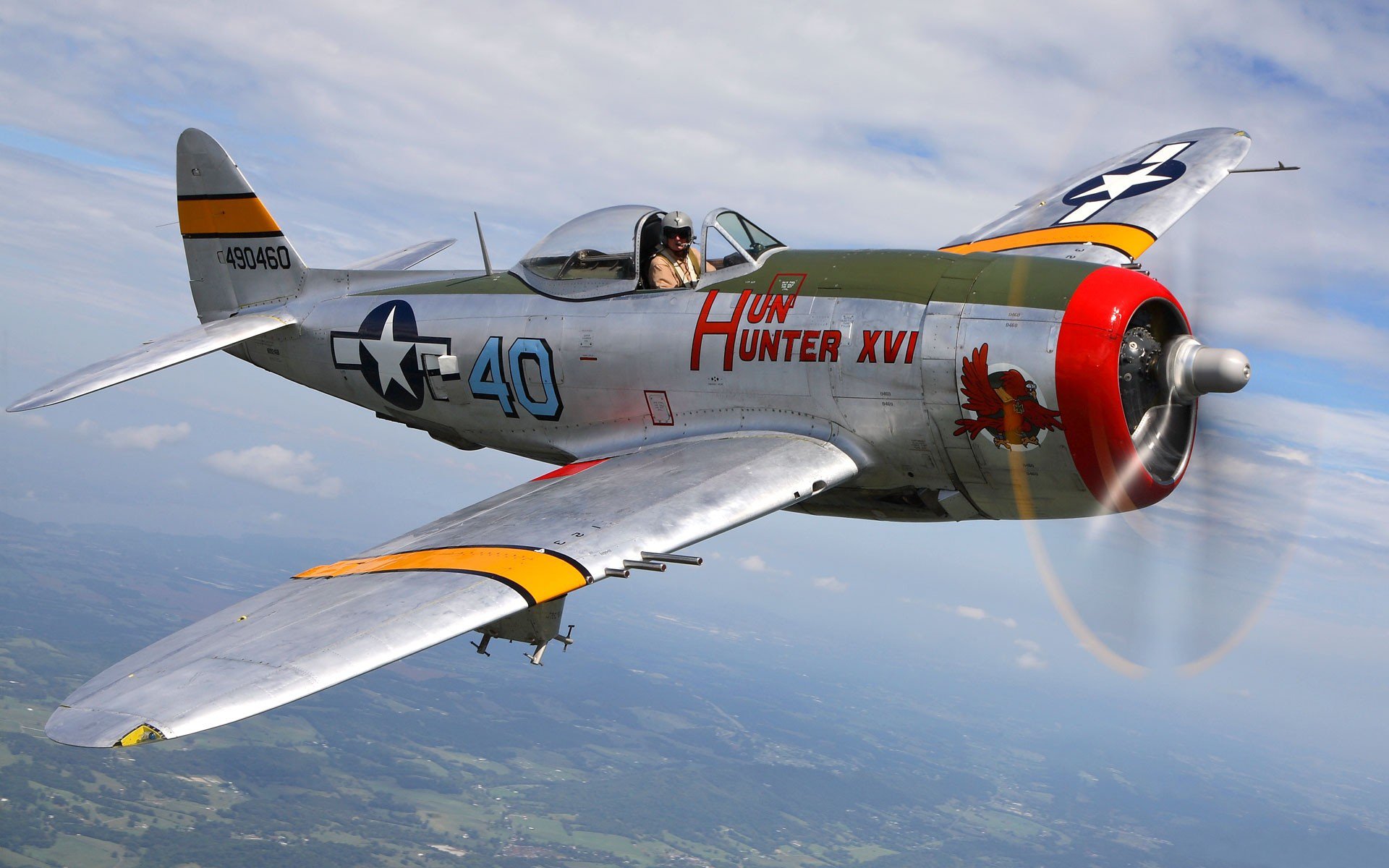 military historical club plane republic p-47 thunderbolt fighter bomber air force united states second world war private collection retro