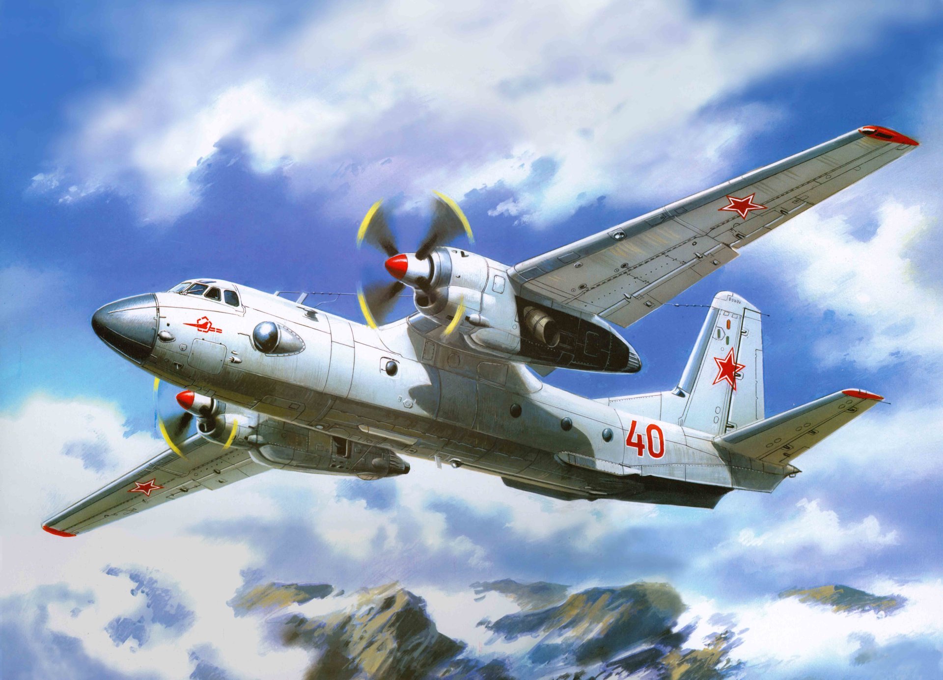 art aircraft an-26 soprannome whirlwind trasporto militare sovietico sviluppato in antonov design bureau è una modifica del modello originale an-24 forze armate urss russia air force