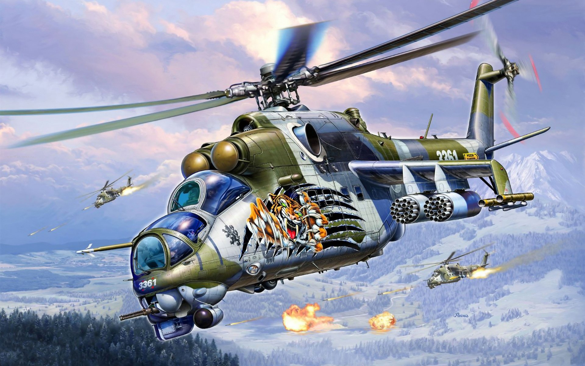 kunst hubschrauber mi-24 sowjetisch russisch transport kampf entwicklung okb m. l. meile