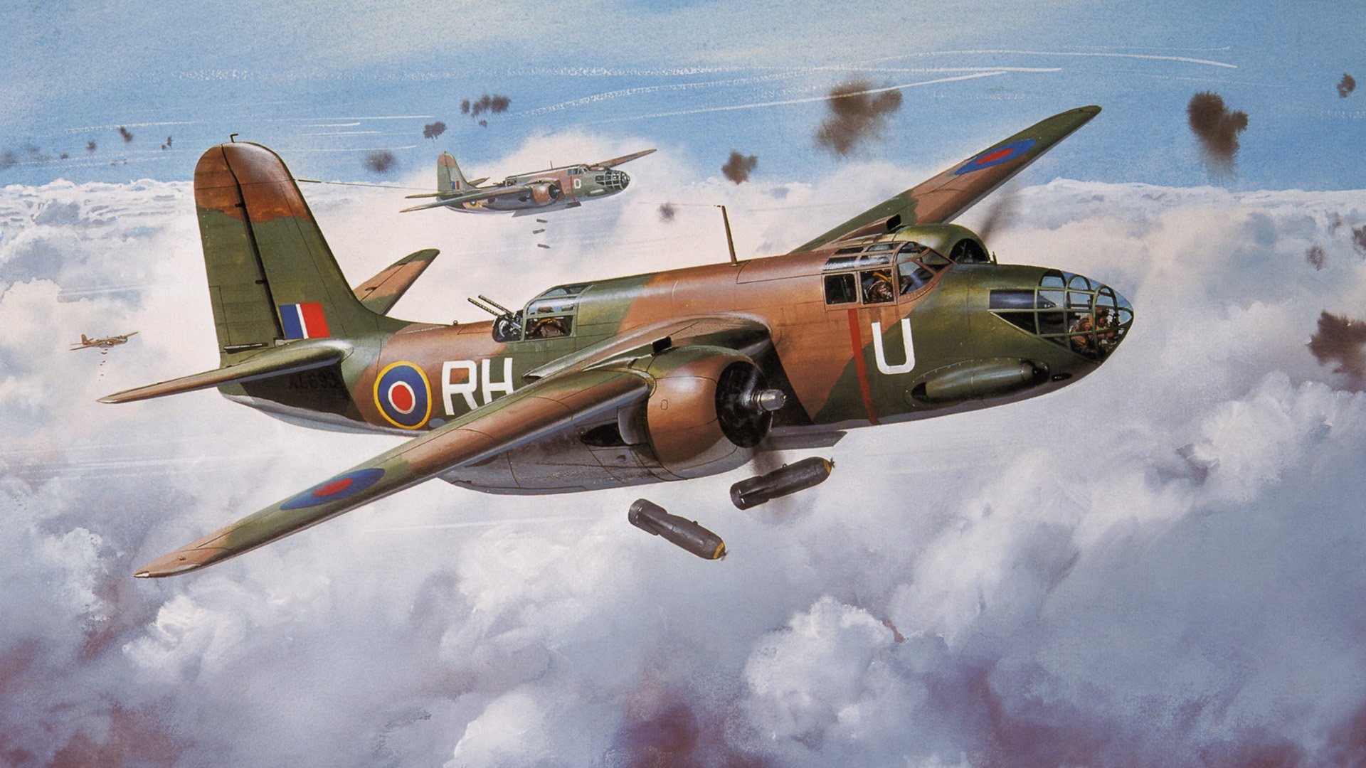 douglas a-20 havoc db - 7 boston stormtrooper bombardier léger dessin bombes