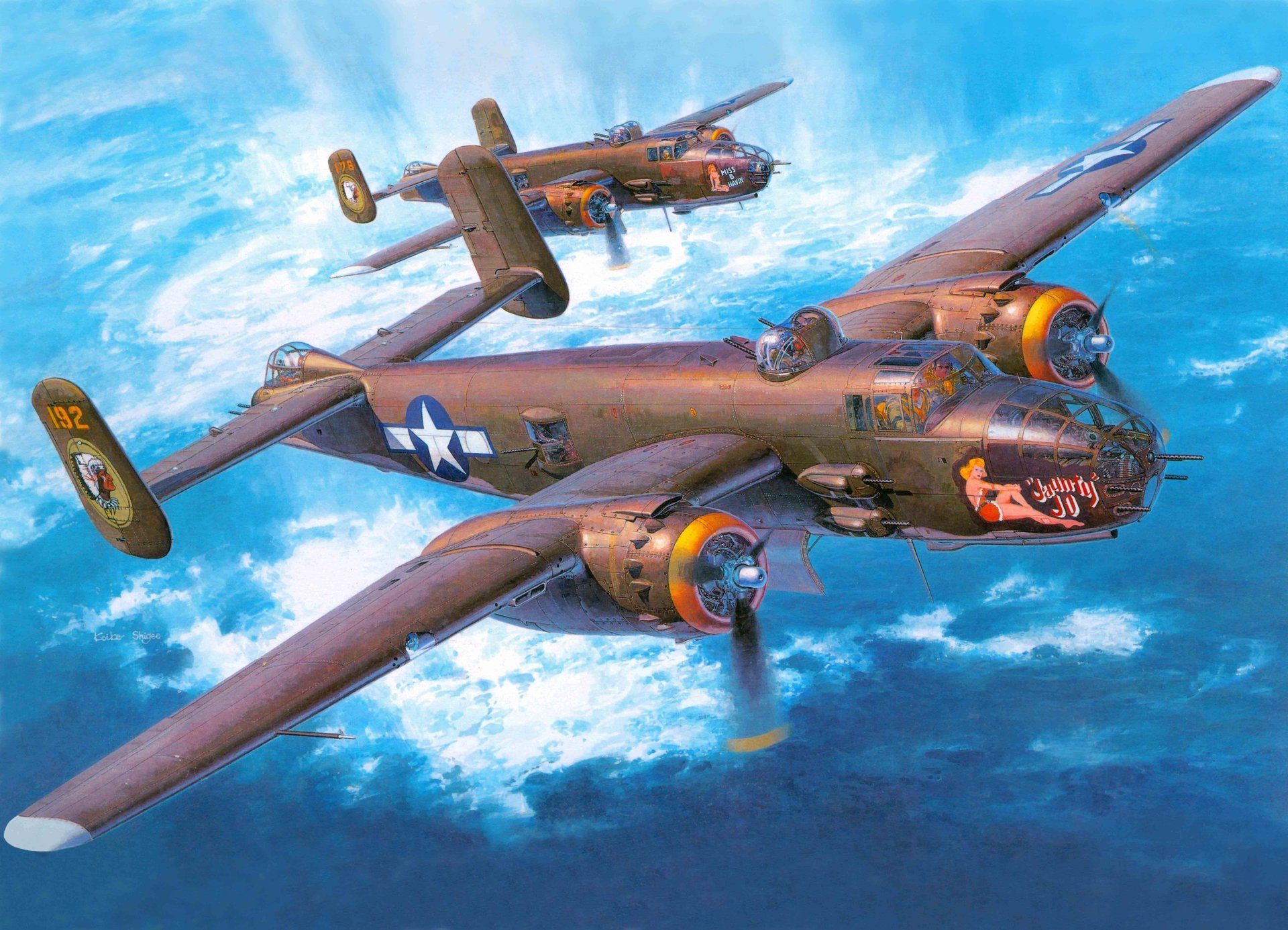 art aereo nord america b-25j mitchell bombardiere medio bimotore tutto in metallo a cinque posti a medio raggio ww2