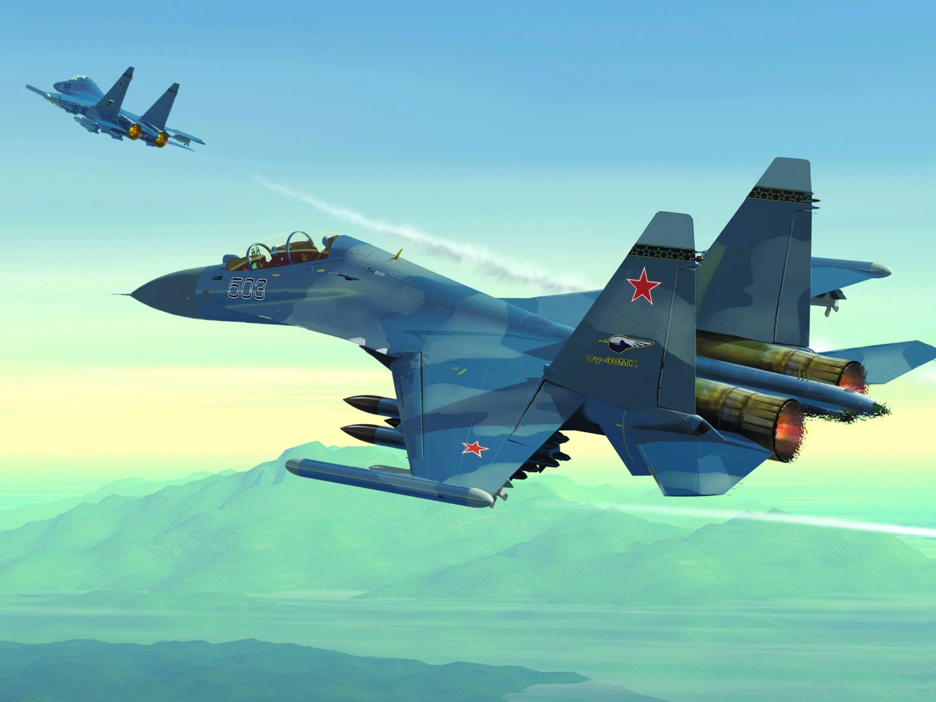 art samolot su-30mk zmodernizowane handlowych radziecki rosyjski dwumiejscowy wielofunkcyjny strajk myśliwiec deweloper okb sukhoi rosji sił powietrznych