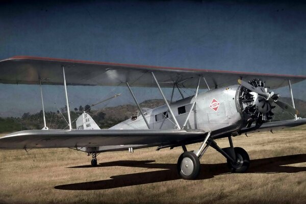 Stilvolle Retro-Boeing 40c in der Wüste