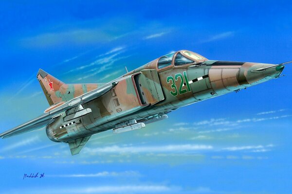 Soviet fighter bomber MIG-23