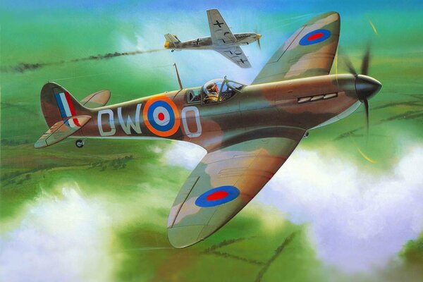 Figure anglais Fighter Scout Spitfire