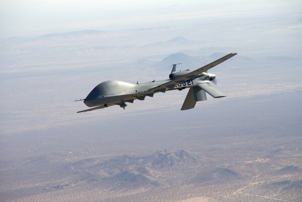 UAV flight over mountainous terrain