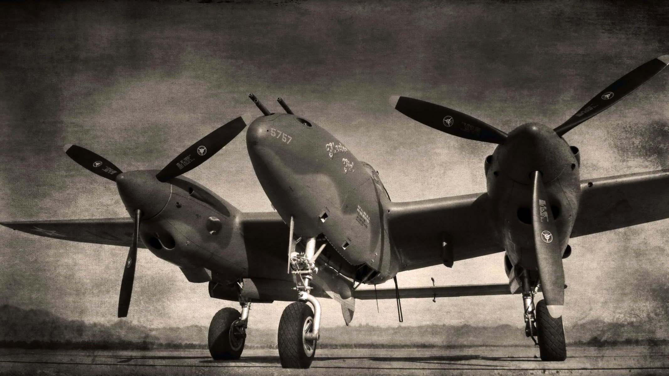 lockheed p38 plane aviation