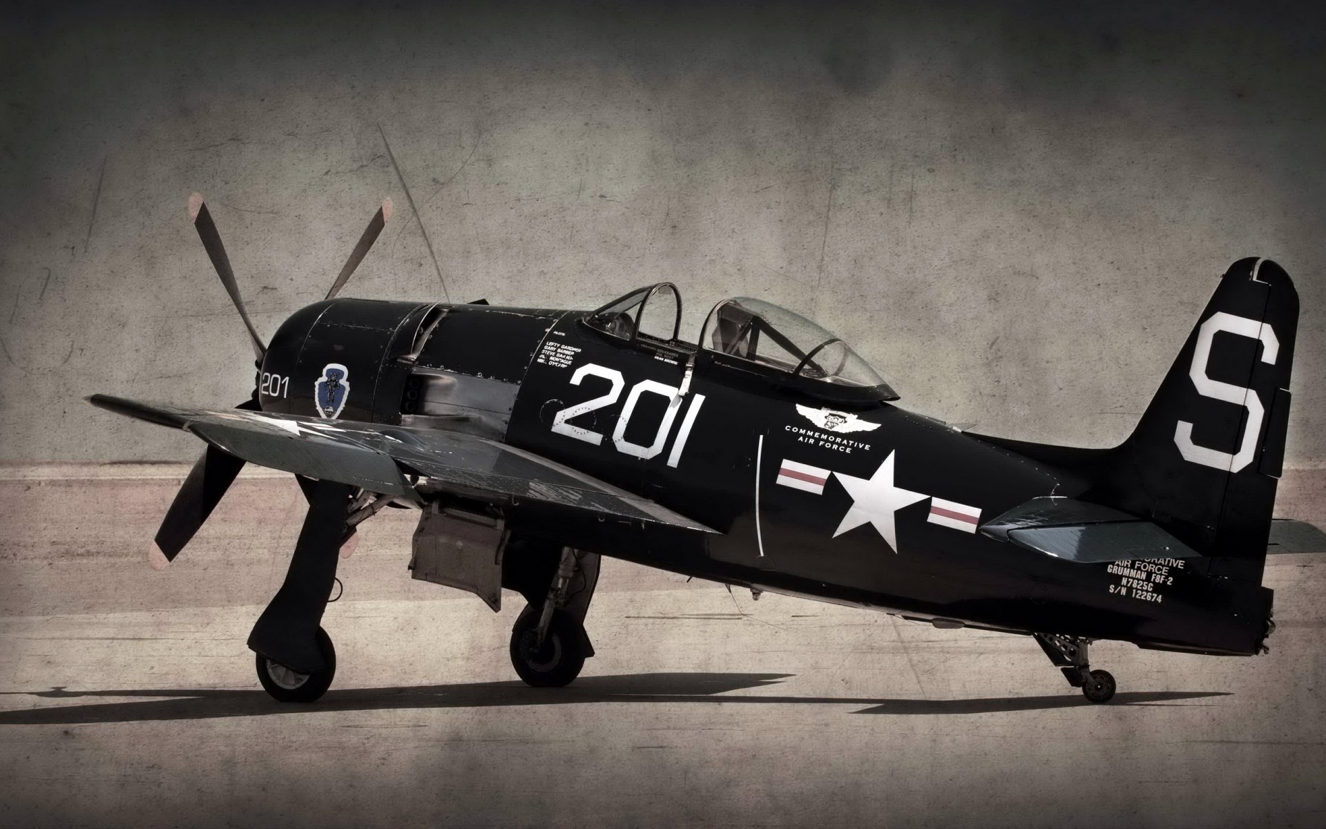 f8-f bearcat avion fond style