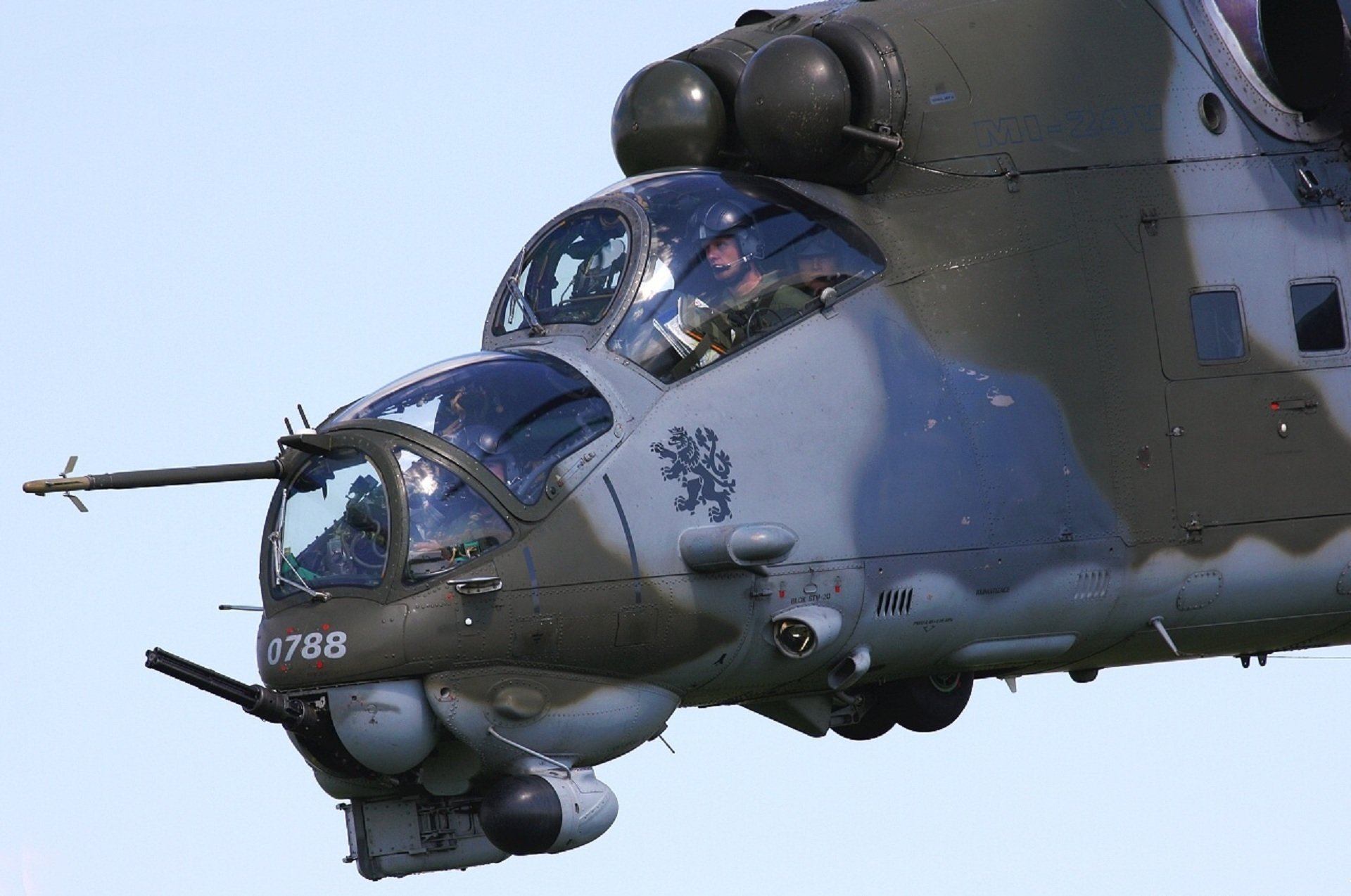 mi-24v helicopters driver