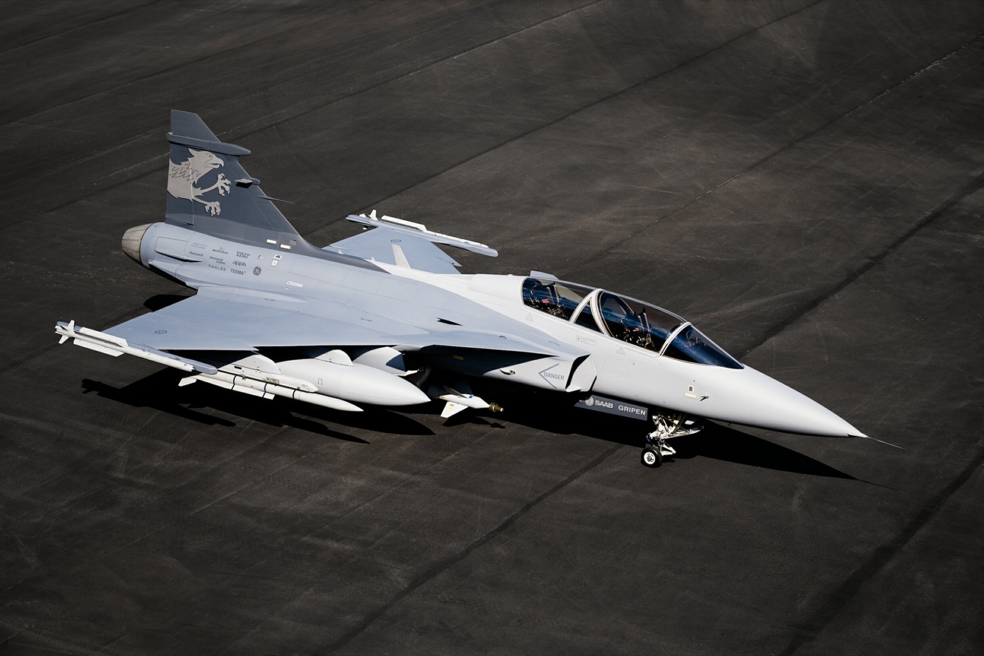 aab jas 39 gripen air force suède