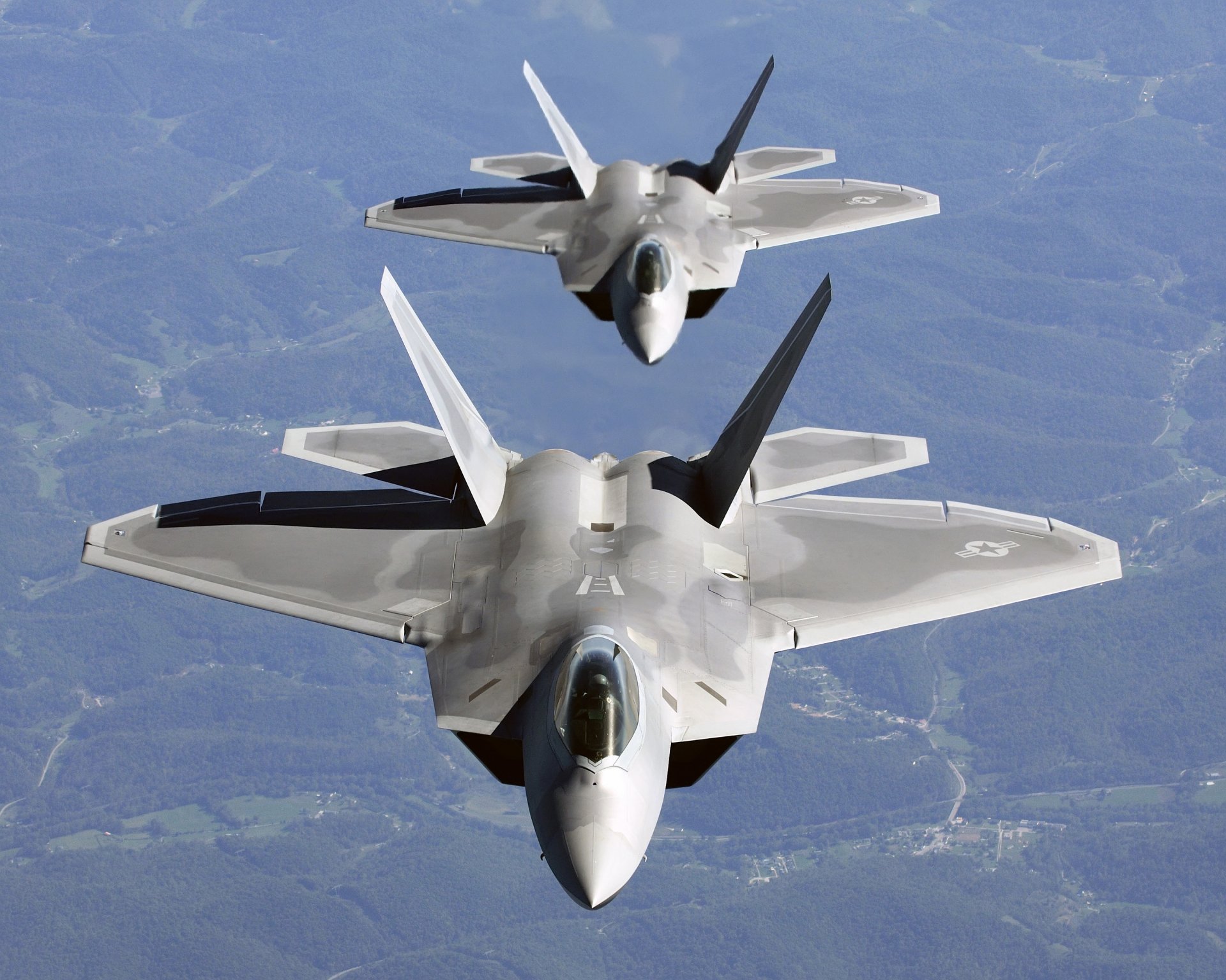 f-22 raptor aviones vapor