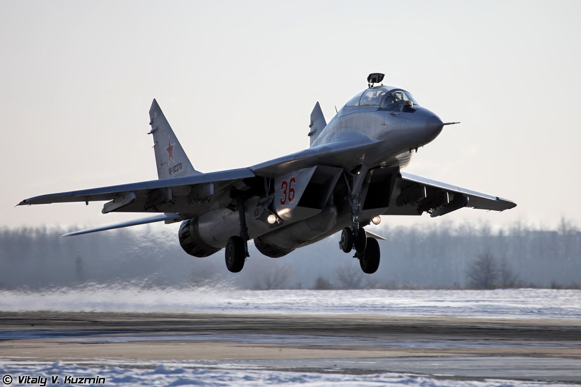 mig-29ub okb mig force aérienne russe