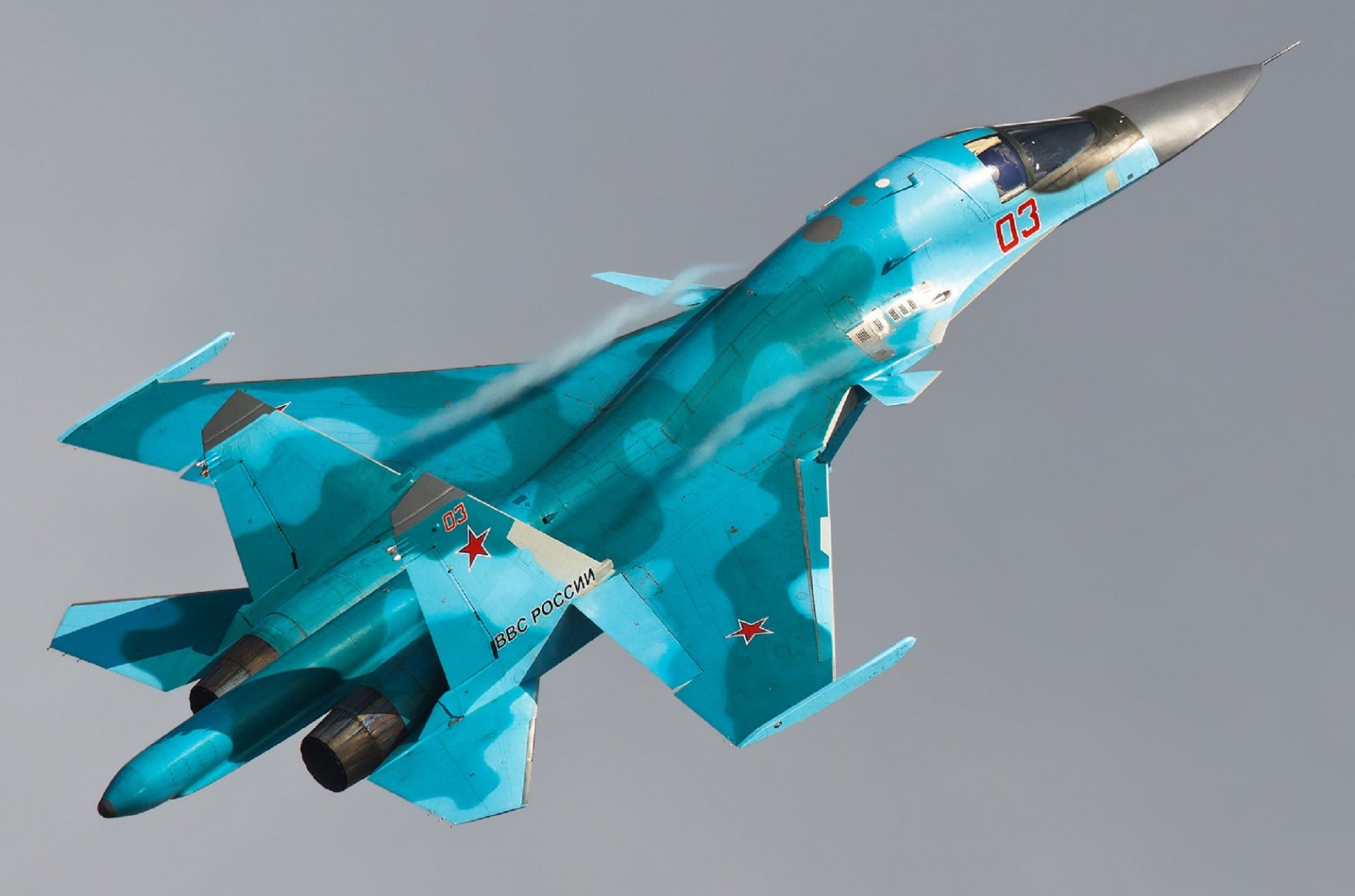 su-34 sukhoi bombardero