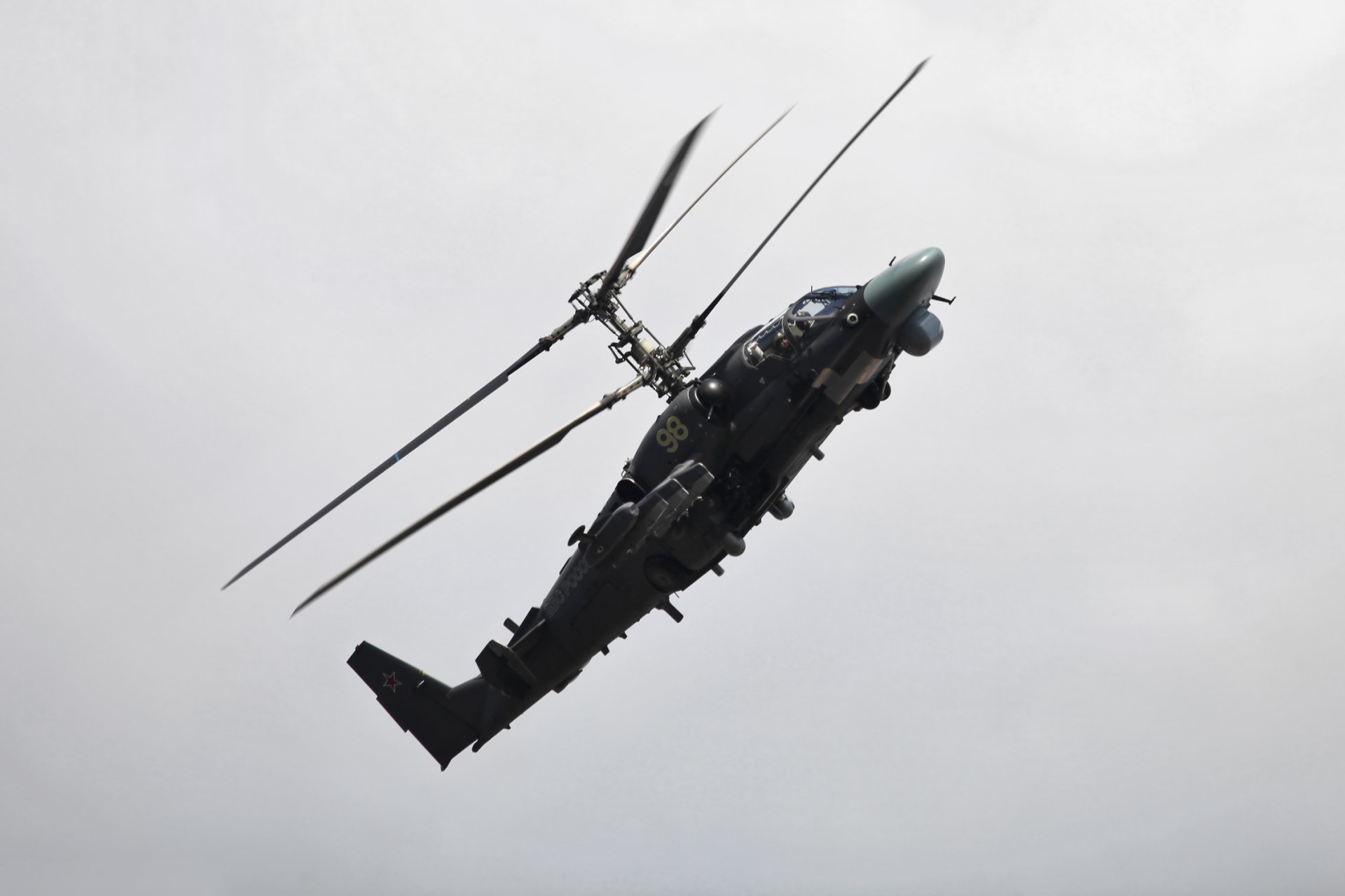 ka-52 alligator hokum b helicóptero fuerza aérea de rusia