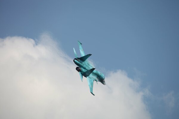 Frontline bomber of the Russian Air Force in the sky