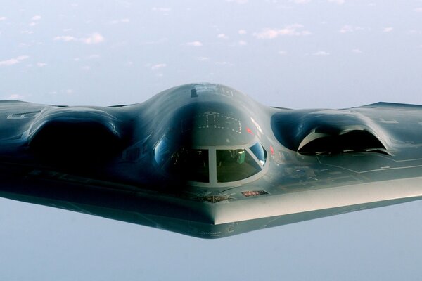 The spirit of the bomber on the b-2 screen