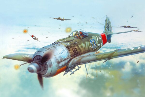 Image du chasseur allemand Focke-Wulf