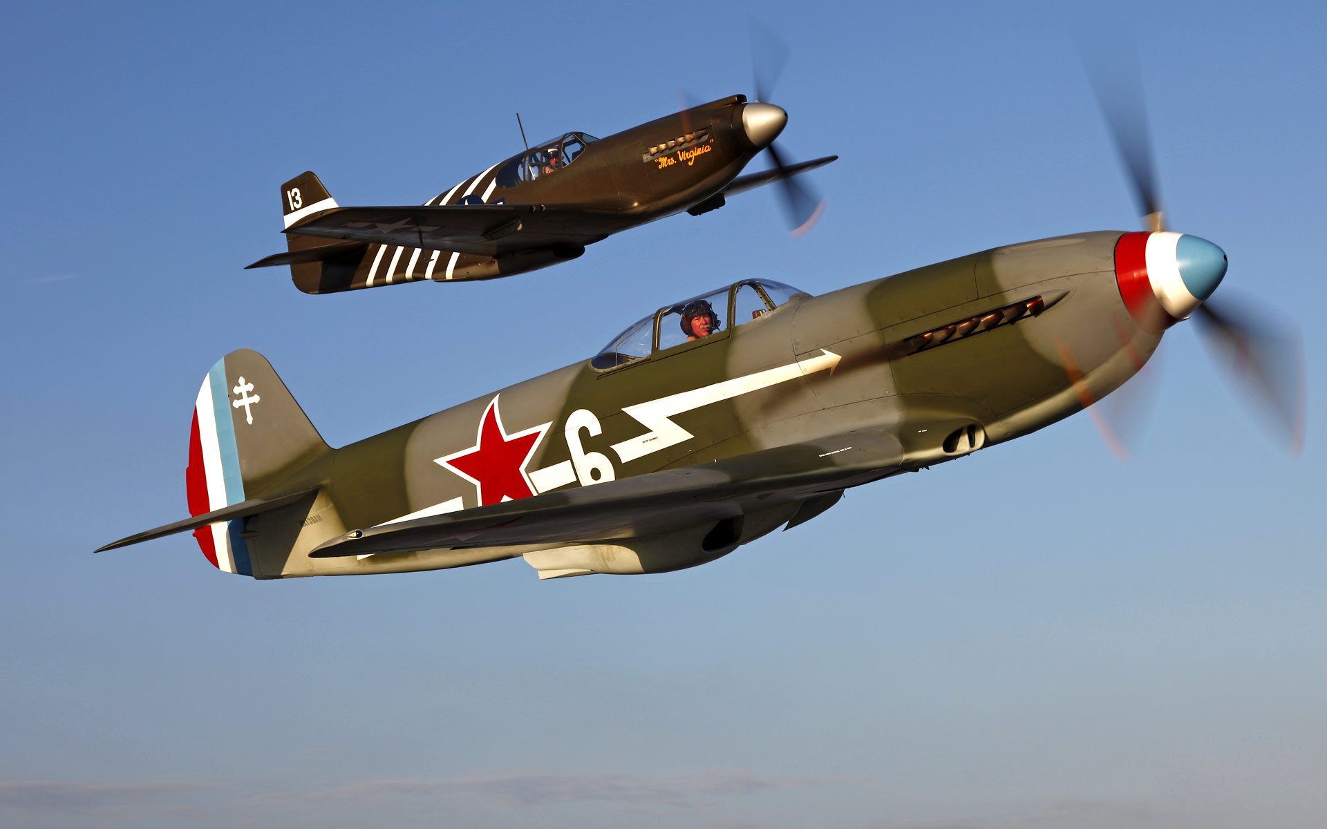 yakovlev yak-3 at the 2010 planes of fame airshow in chino ca