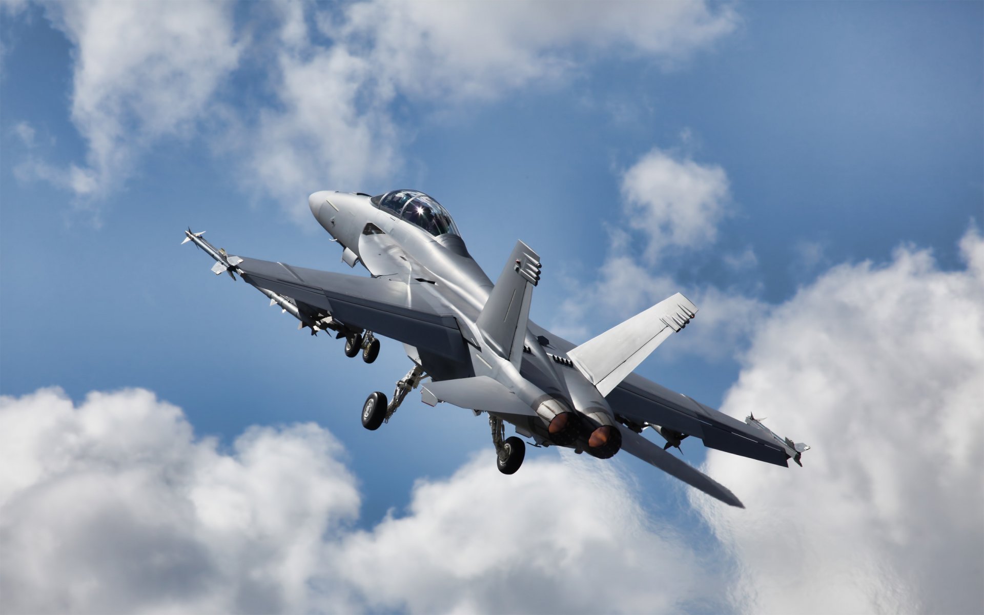 f / a-18 super hornet himmel