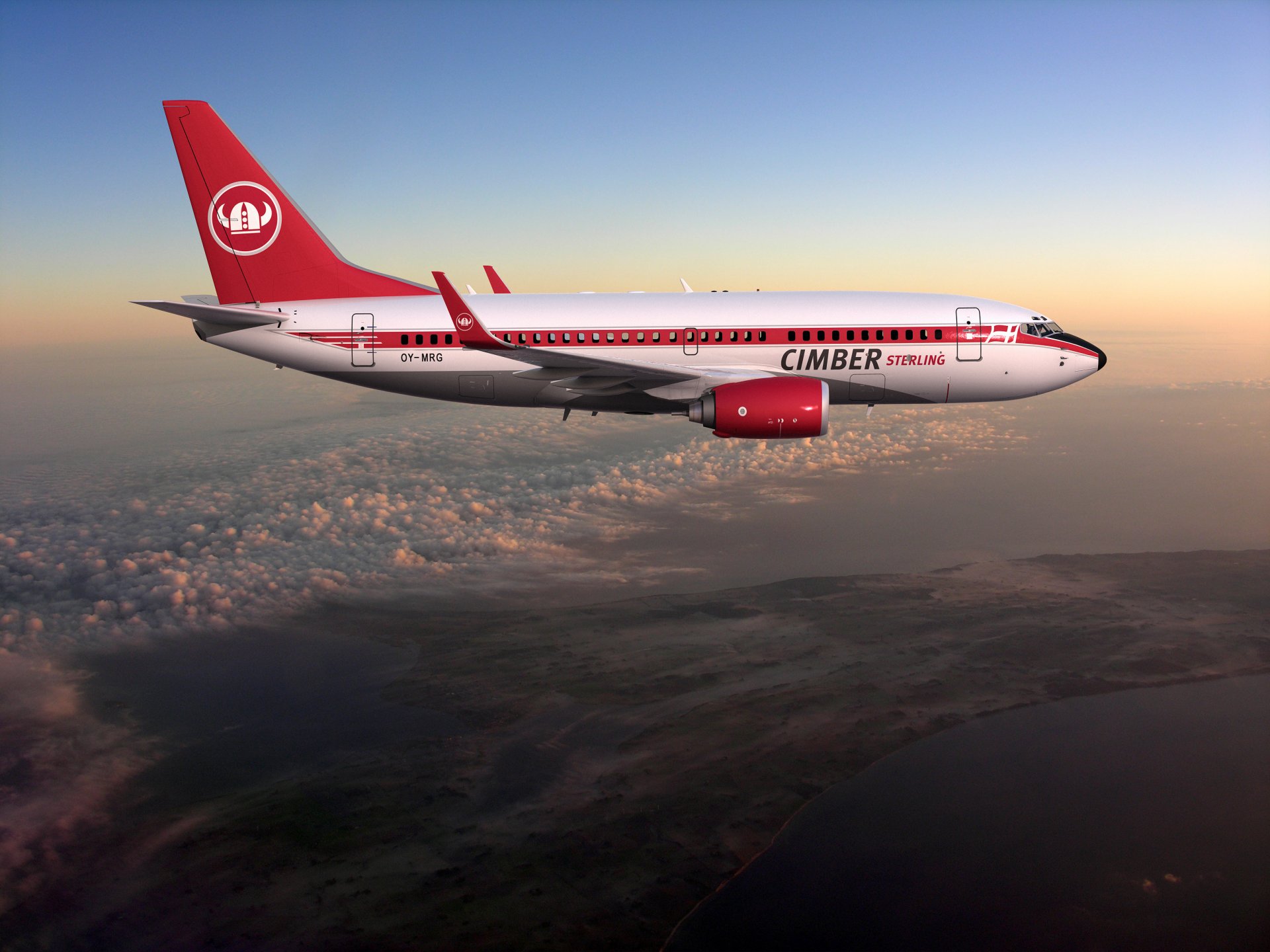 boeing liner pasajero avión vuelo altitud tierra cielo nubes puesta del sol