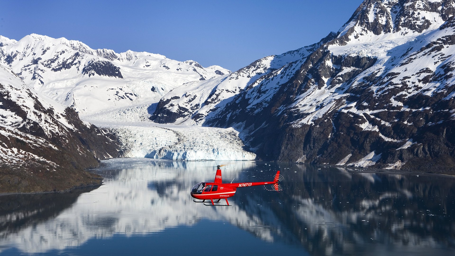 schaufeln meer ozean berge schnee gletscher himmel