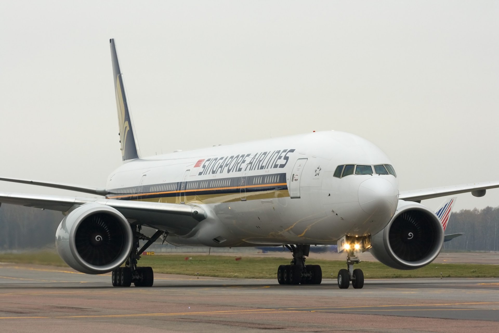 plane liner boeing singapore airline