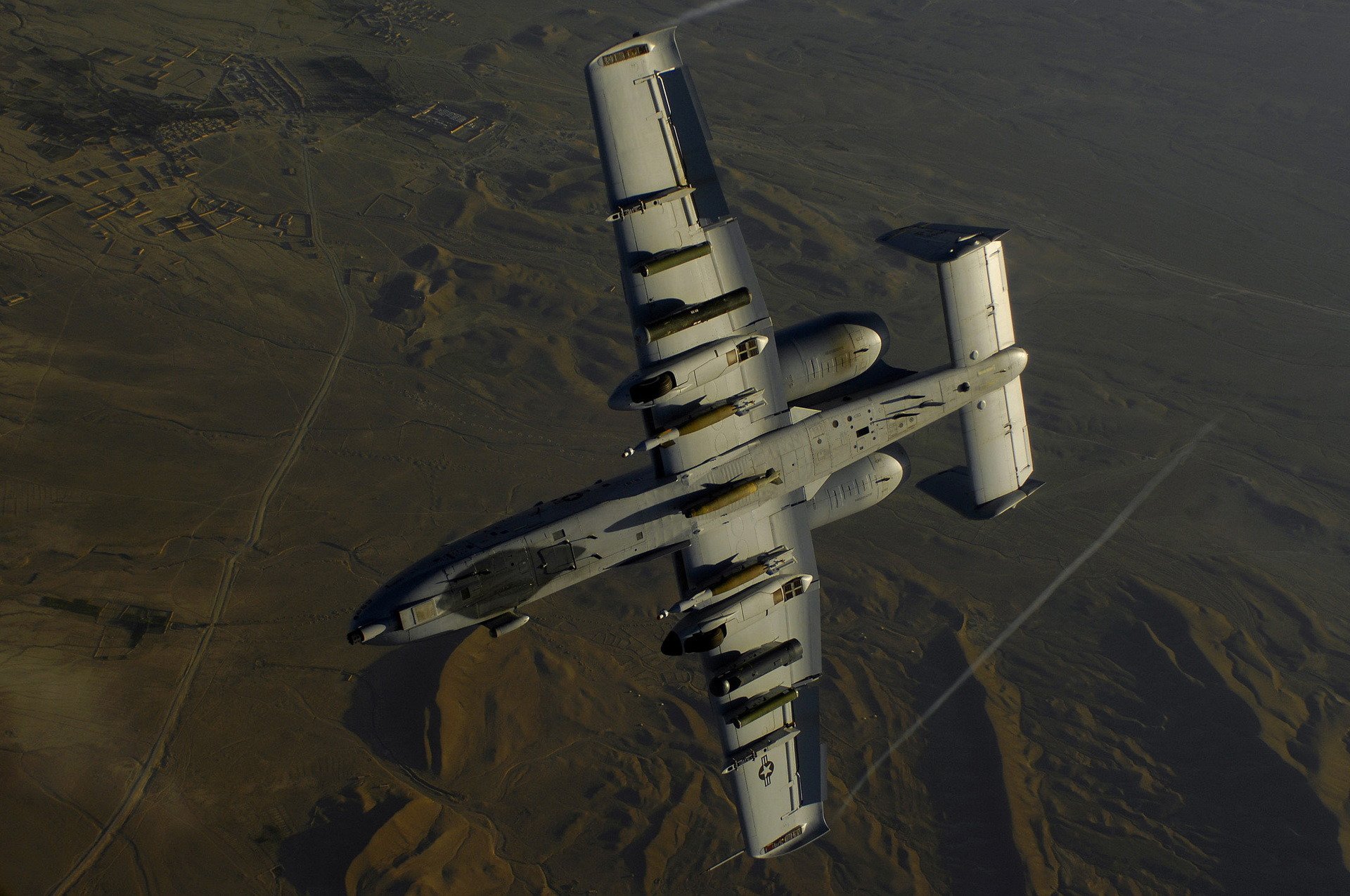 flugzeug a-10 thunderbolt 2 bomber usa