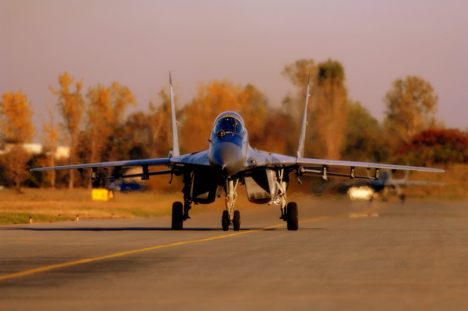 mig-29 multi-purpose fighter fourth generation plane airport off