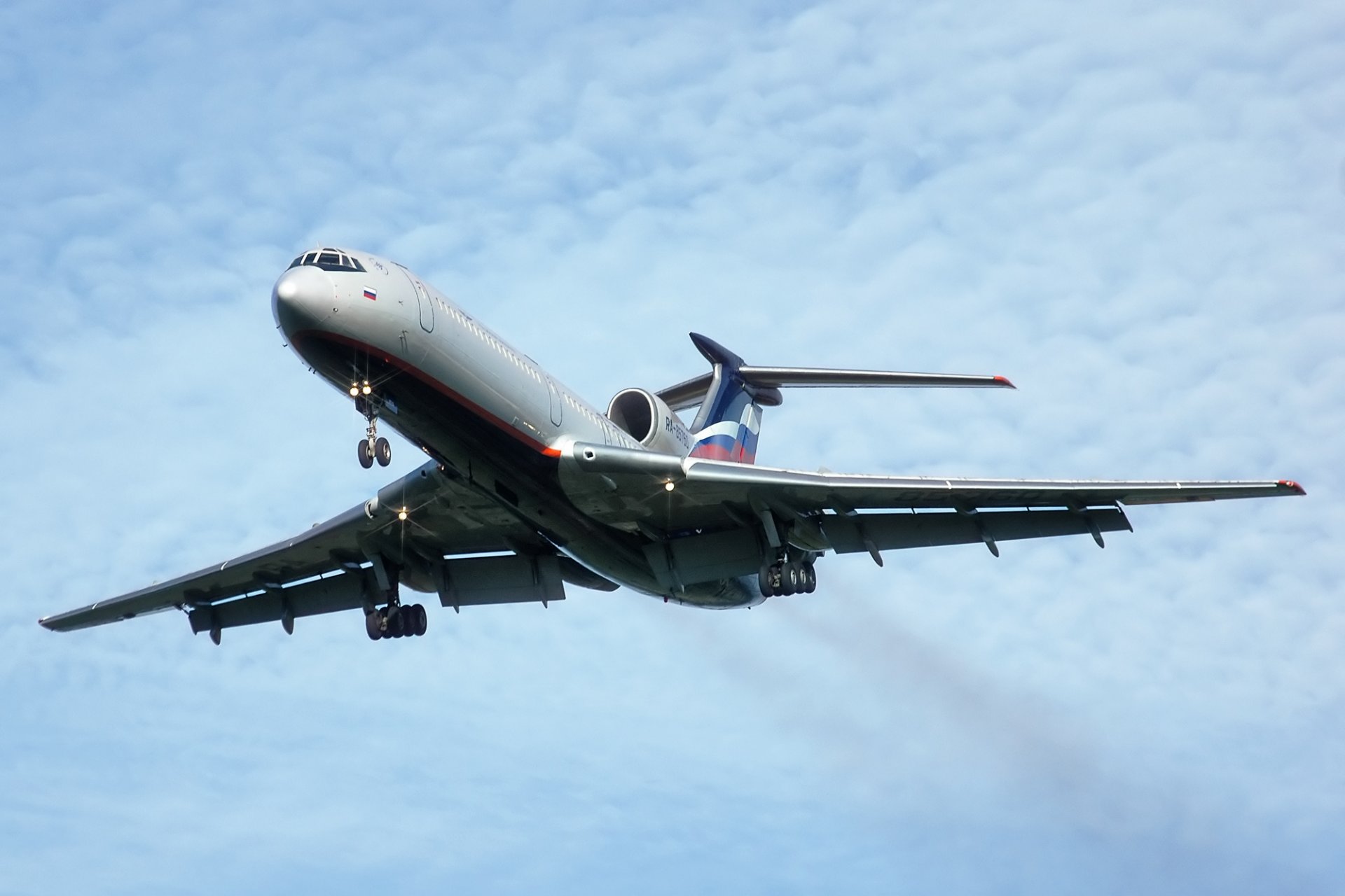 aereo tupolev tu-154 aeroflot