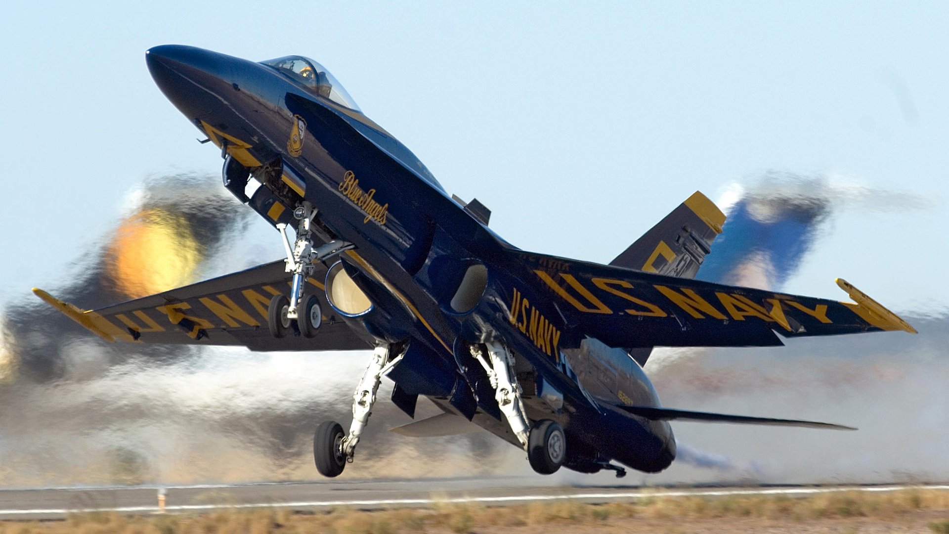 f-18 blue angels angolo di attacco