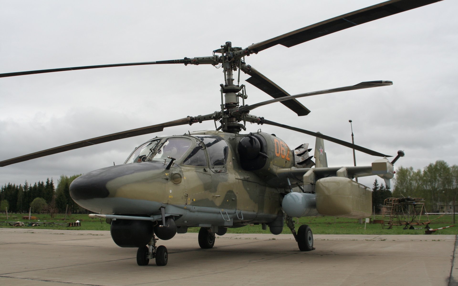 ka-52 kamov cuchillas cocodrilo