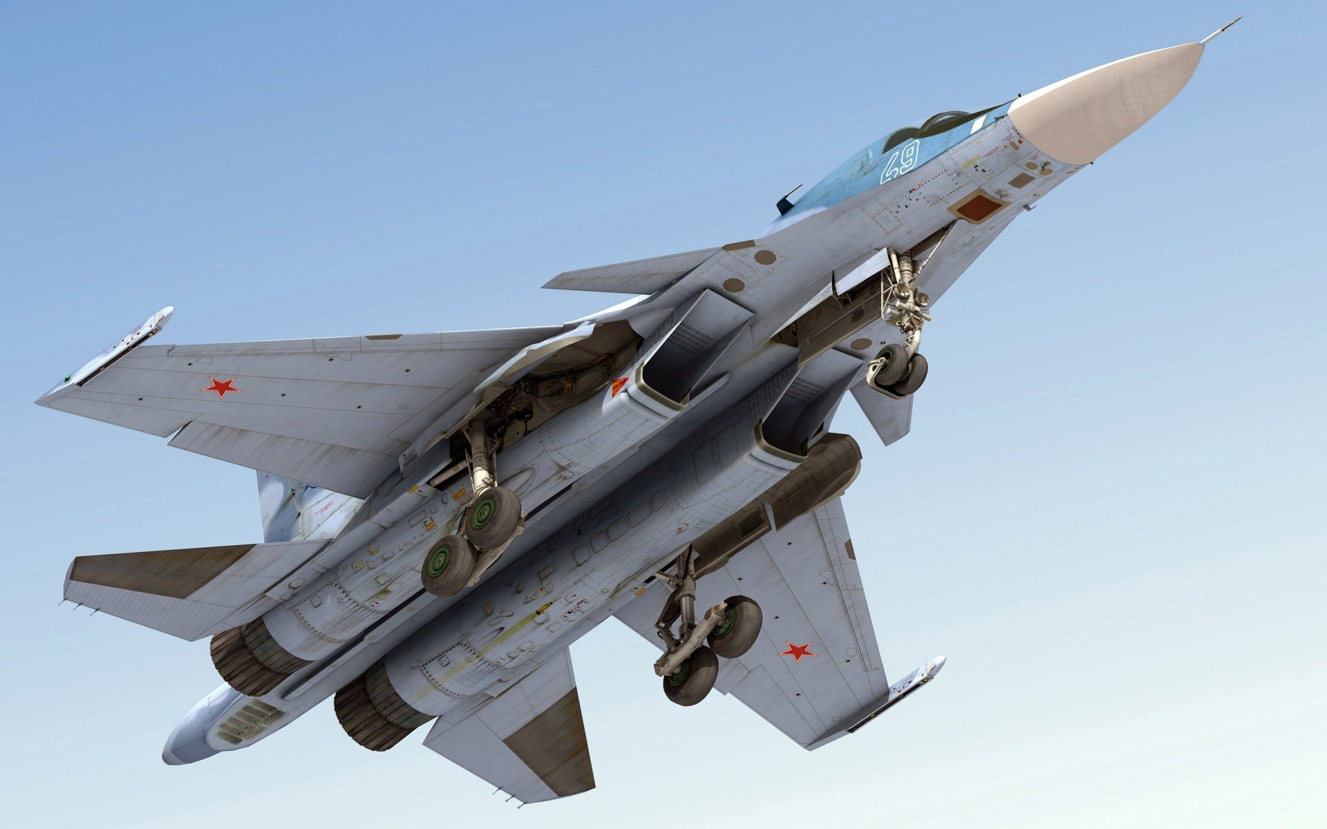 su-34 cielo volo