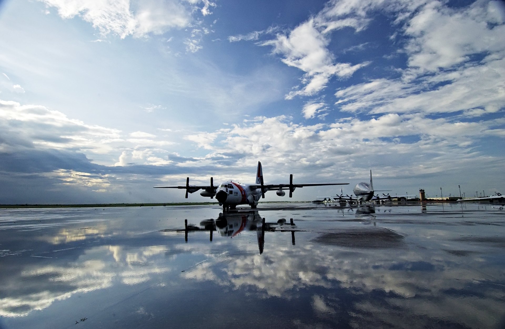 aviones raya agua cielo