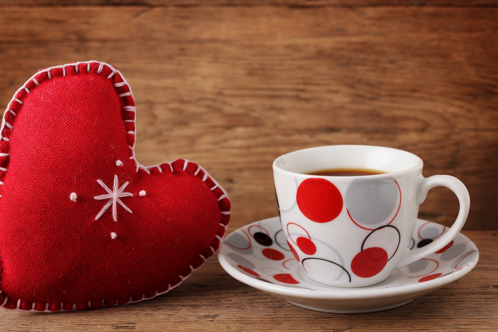 amore cuore tazza caffè