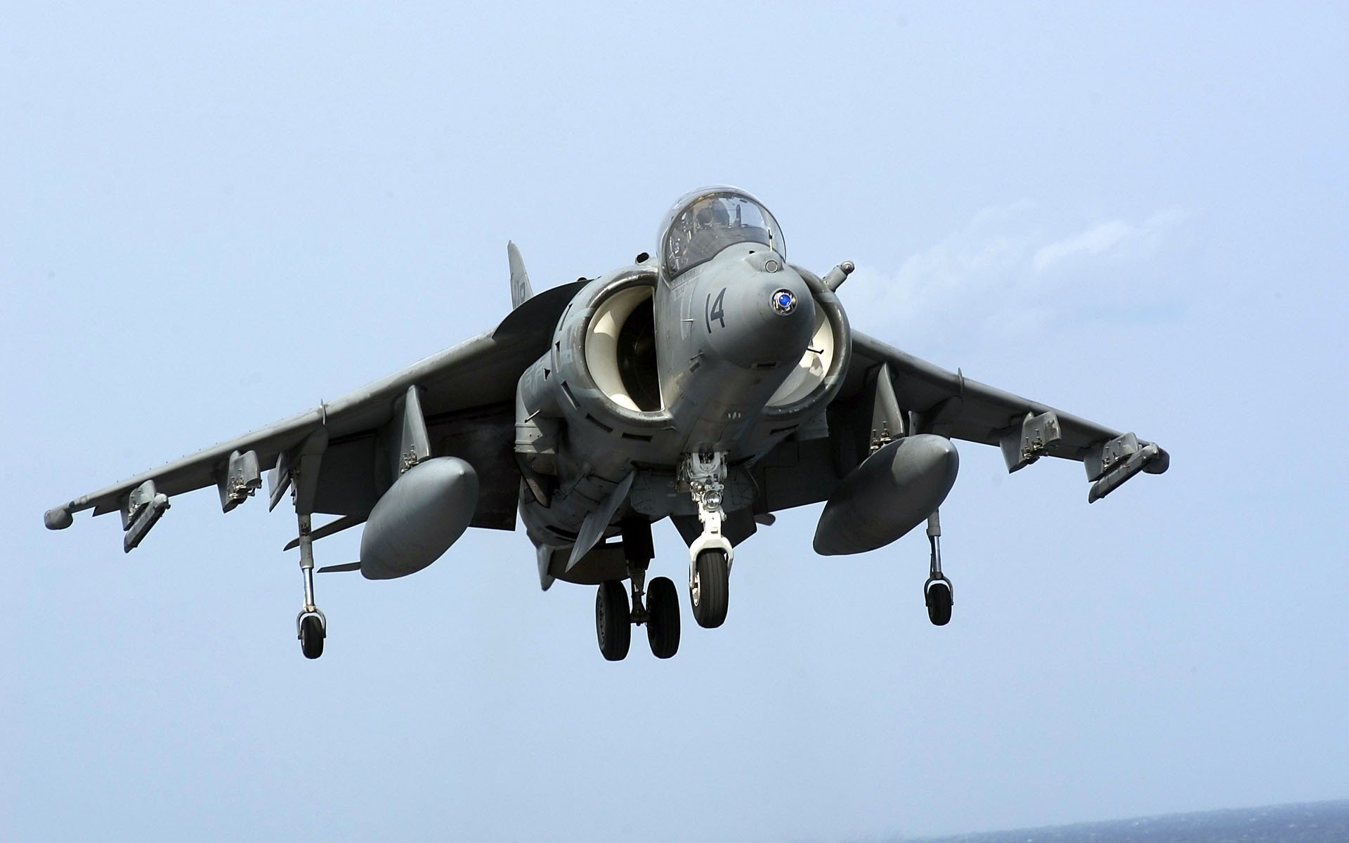 harrier atterrissage porte-avions