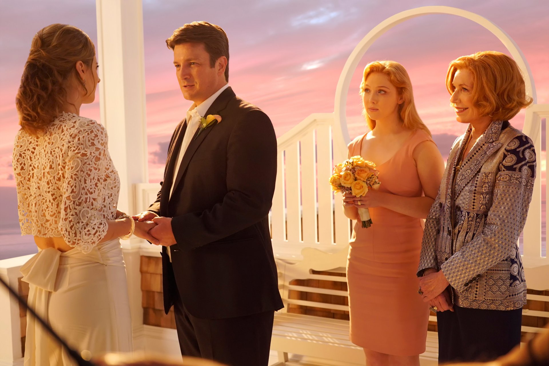 castillo castillo el tiempo de nuestras vidas boda temporada 7 fillion stana katich susan sullivan molly s. quinn