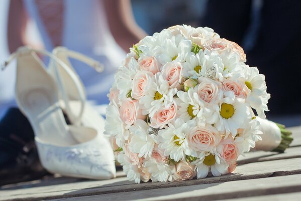 Schöne Hochzeit Rosenstrauß