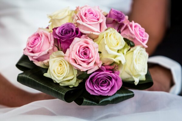 Boda hermoso estado de ánimo floreciente