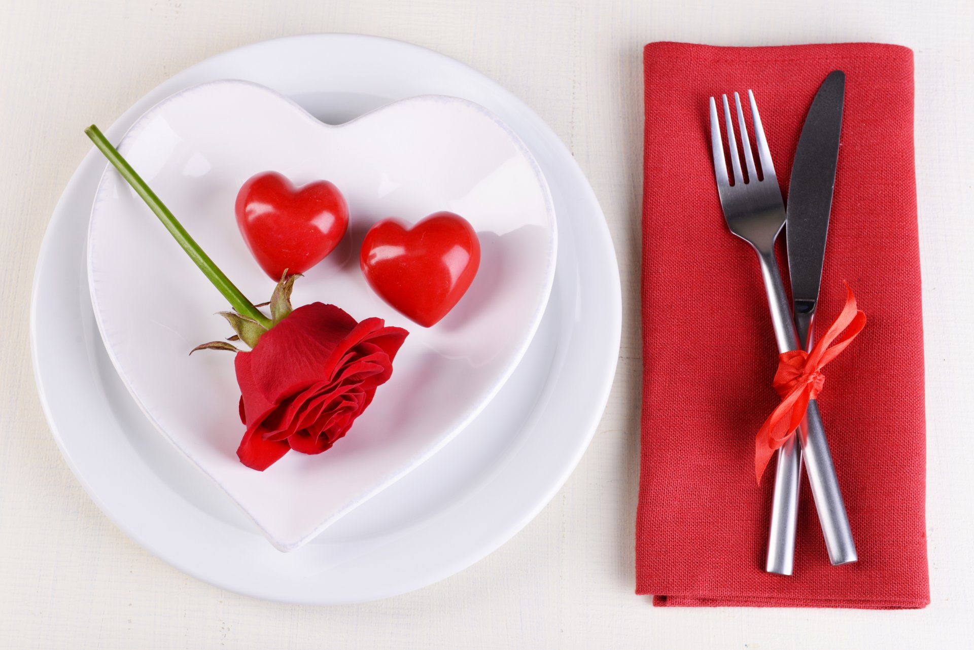 amour romantique coeur romance servir assiette