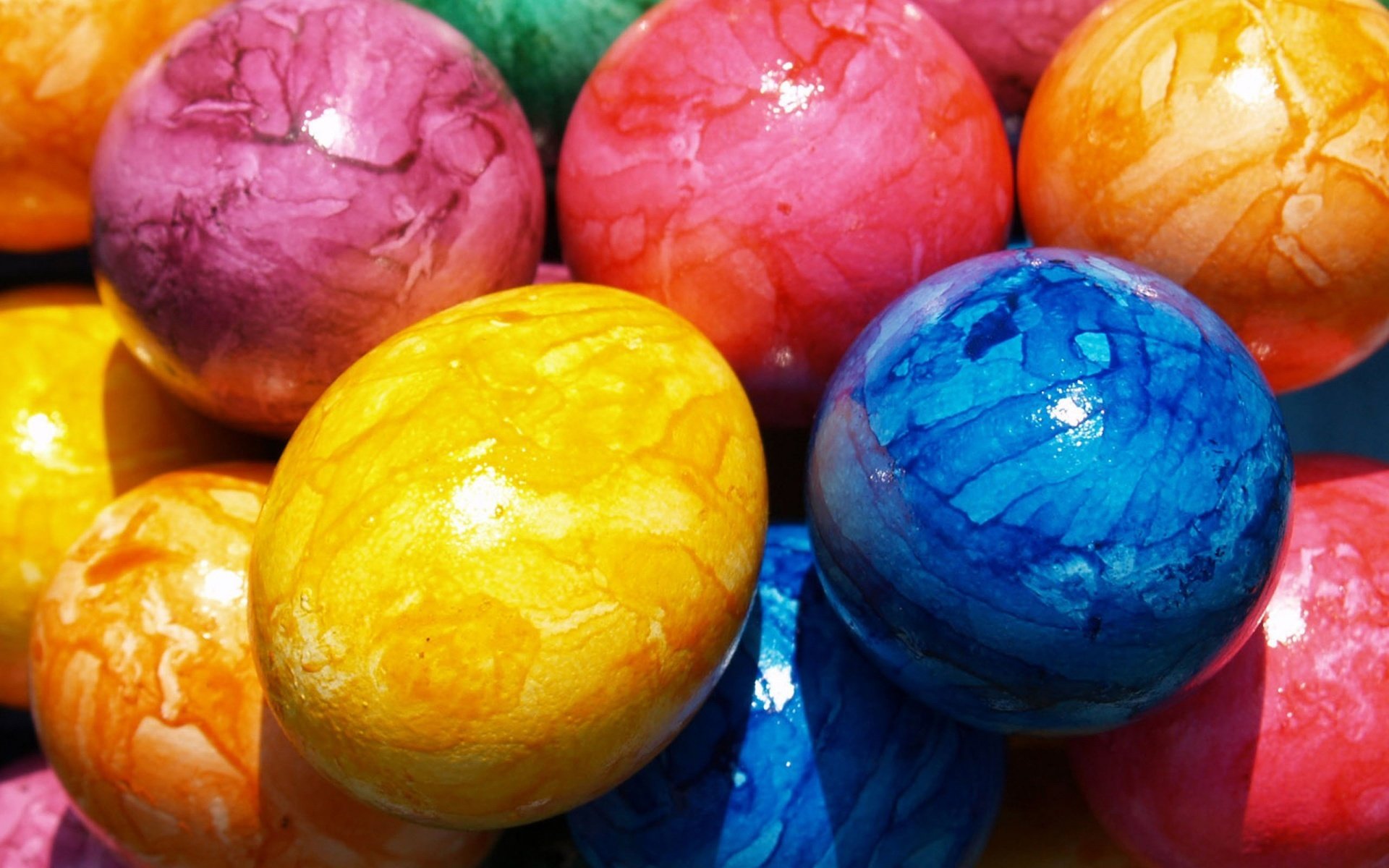 easter holiday eggs paint close up