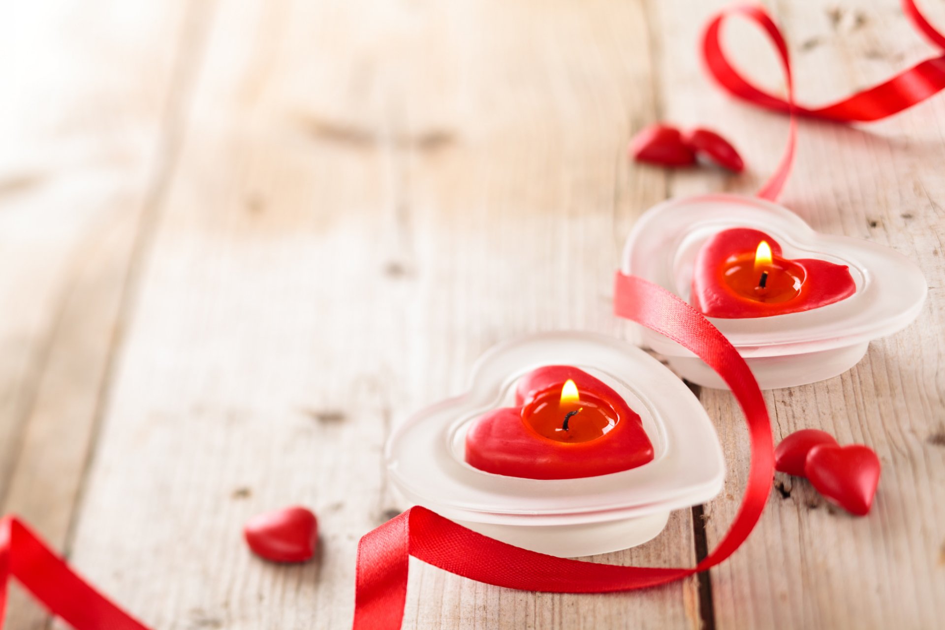 san valentino candele cuori