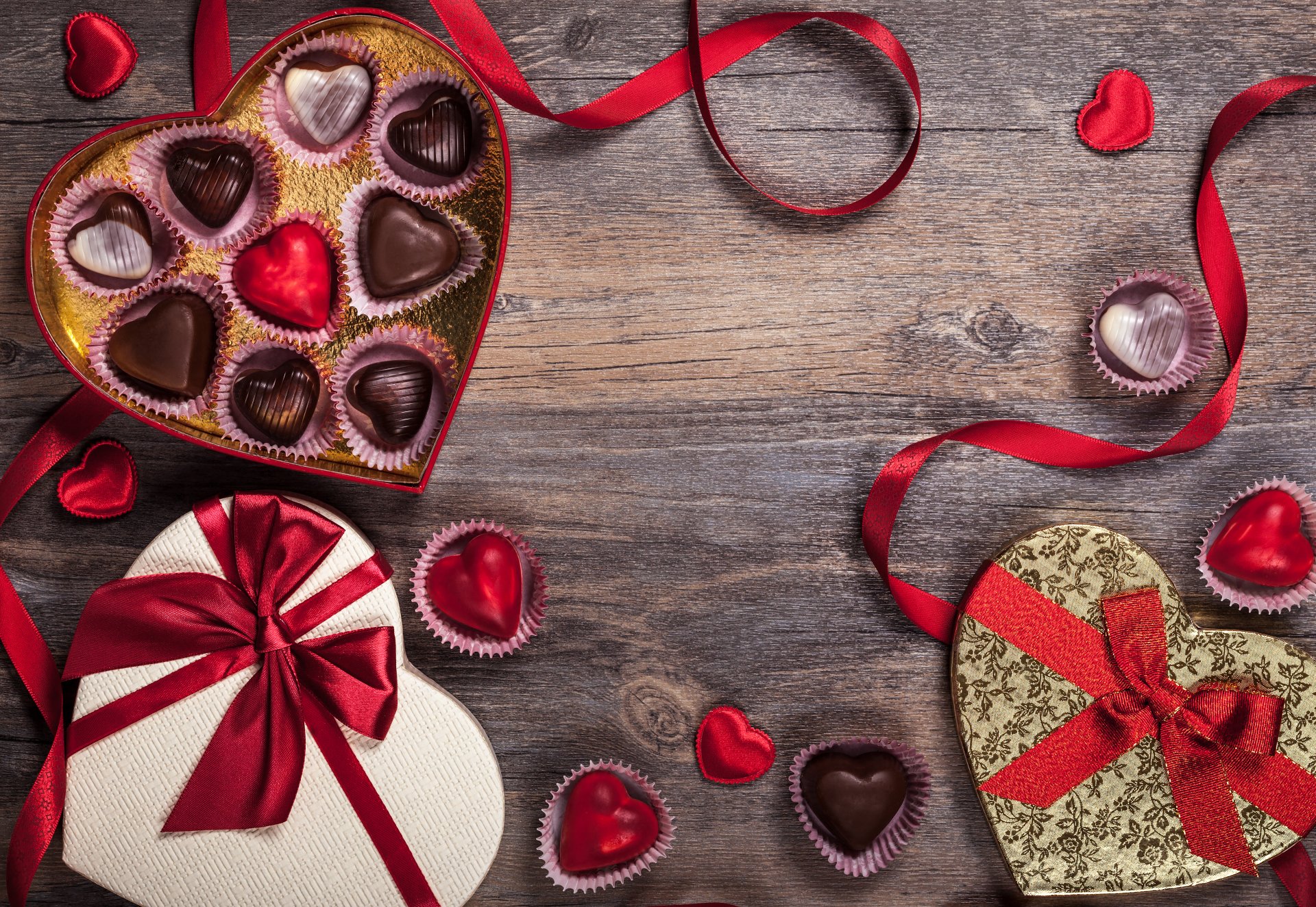 romantico amore rosa cioccolato caramelle cuori romanticismo nastro