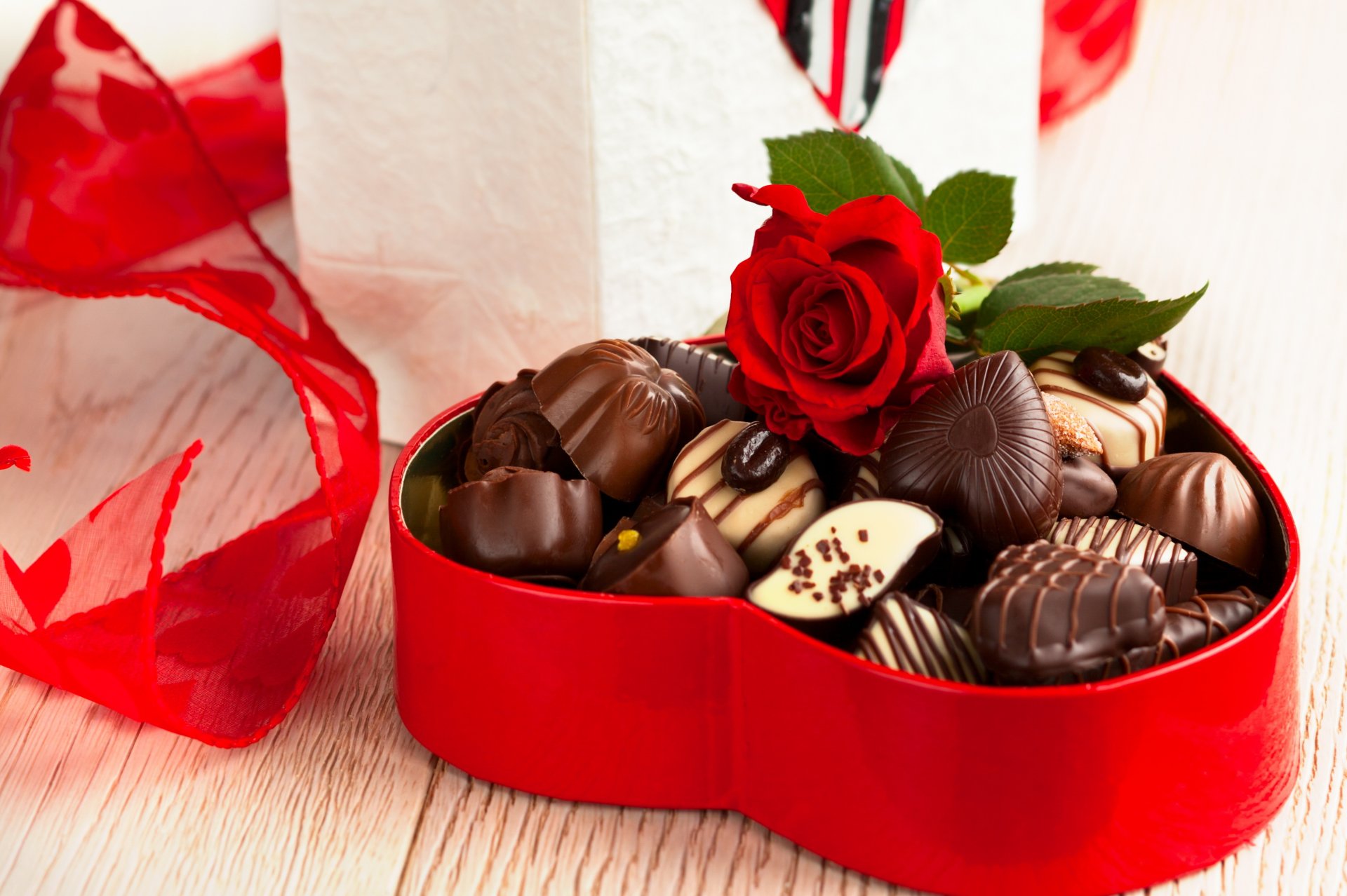 romántico amor rosa chocolate dulces rosas