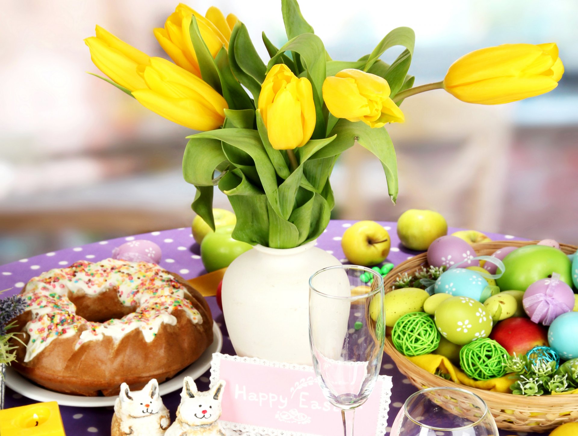 ostern ei frühling blumen tulpen ruhe frühling backen kuchen