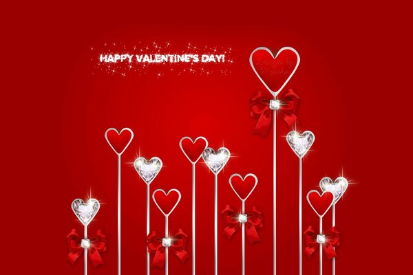 Rote Stimmung: Happy Valentine s Day