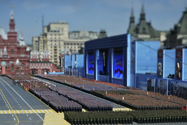 Victory Parade on red square