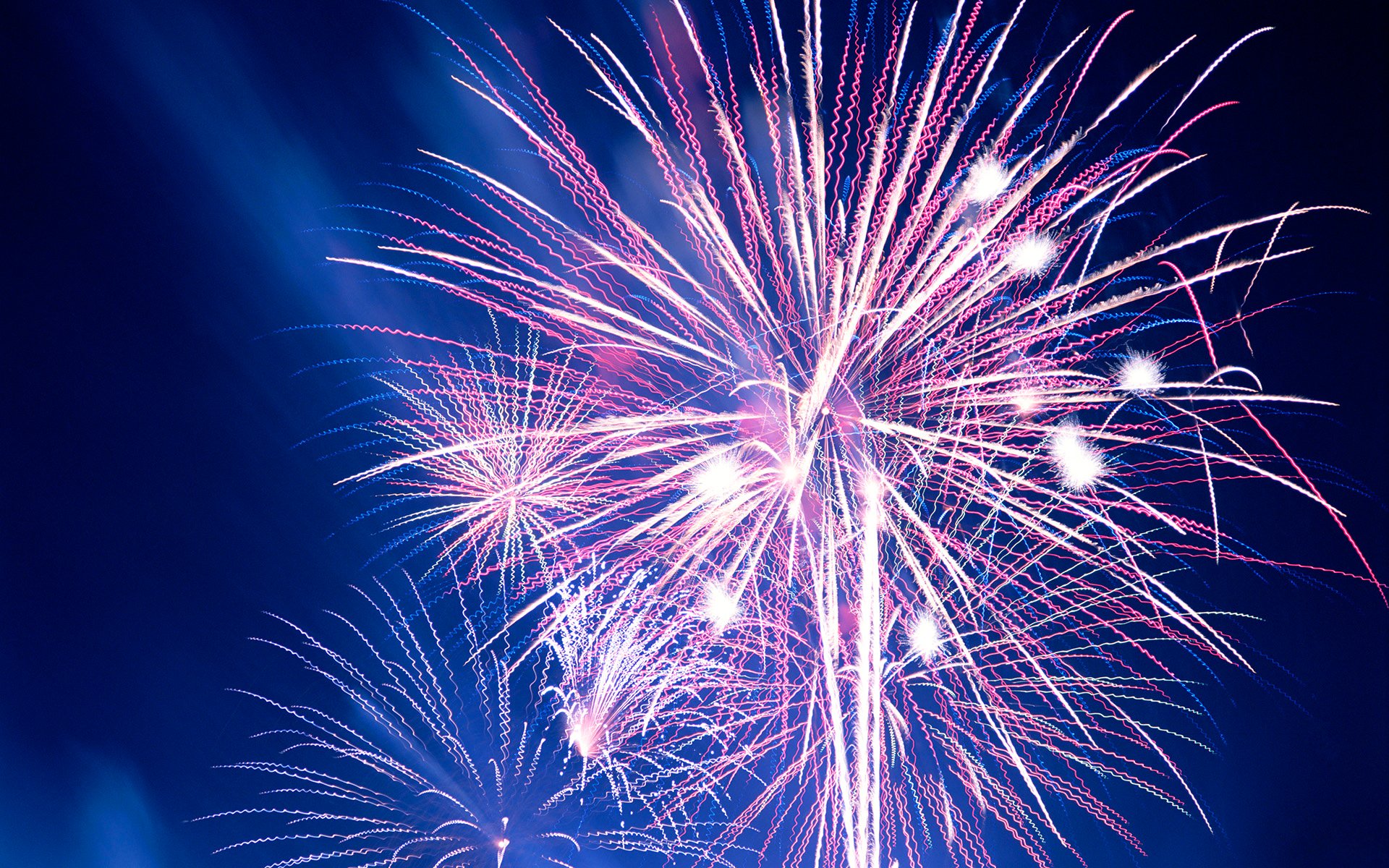 cielo saluto fuochi d artificio luci